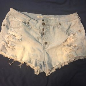 Jean shorts both size 14